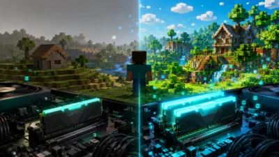 マイクラの推奨メモリが16GBへ。8GBでは足りない？Java版の必要PCスペックを解説