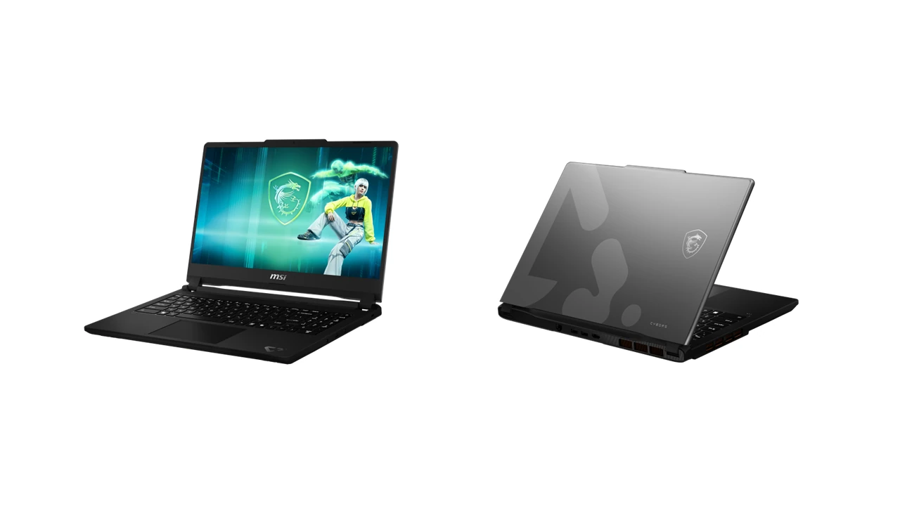推奨PCに認定されたMSI Cyborg-15-C13WEO-1192JP の本体