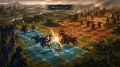 地域制圧型SRPG『神殺しの蒼銀』7月22日にSteamで発売｜7年かけて2人で開発、30万文字超の分岐シナリオを収録【2026年版】