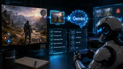 スクウェア・エニックスがGeminiでゲームQAを自動化｜AIが画面を見てコントローラーを操作する仕組み【2026年7月】