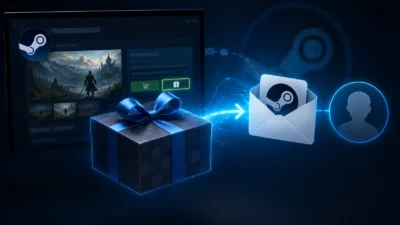 Steamでフレンド以外にプレゼントする方法｜メールでゲームを送る