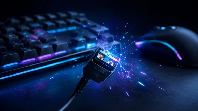 ゲーム中にマウスやキーボードのUSB接続が切れる原因