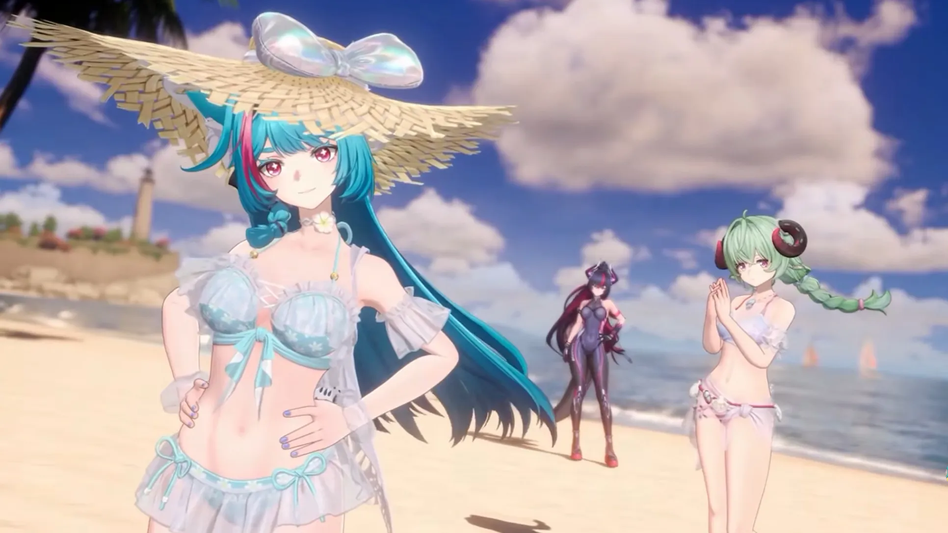 『NTE』Ver.1.3夏イベントで着用できる夏コスチューム姿のキャラクターたち