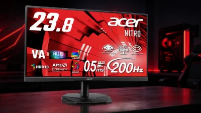 Acer Nitro KG241YX3bmipxは買いか｜0.5msの実態とHDMI/DP両対応200Hzを実勢14,229円で検証