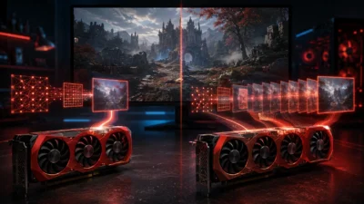 AMD FSRがUnreal Engine 5.8に対応｜RX 7000はMLアップスケーリングのみ対応、フレーム生成はRX 9000限定