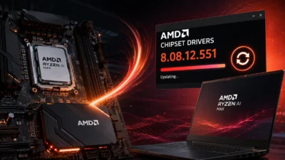 AMDチップセットドライバー8.08.12.551公開｜Ryzen AI Max対応・更新方法