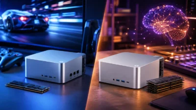 AOOSTAR「NEX395」に64GB・SSDなし下位モデル追加｜128GBから半減、ゲームとローカルAIで評価が分かれる理由