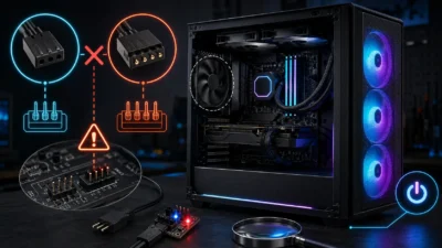 ケースファンは回るのにARGBが光らない原因｜5V 3ピンARGBと12V 4ピンRGBの違いと故障の切り分け方【2026年版】