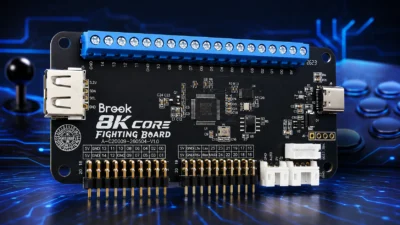 Brook「8K Core Fighting Board」をTGS 2026で初公開へ｜PCで8,000Hz、平均入力遅延1.39ms