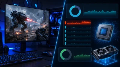 ゲーム中のCPU使用率30%でもCPUボトルネックになる理由｜論理プロセッサ・1コア100%・GPU使用率の見方【2026年版】