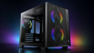 DeepCool CG330 MESH 3Fが11,680円で8月28日発売｜Micro-ATX・デュアルチャンバーでGPU最大410mm対応