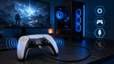 DualSenseのハプティックフィードバックがPCで効かない原因｜USB接続・対応ゲーム・Steam Inputを確認【2026年版】