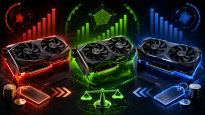 3万円台後半〜5万円台エントリーGPU三択比較｜Radeon RX 9050・GeForce RTX 5050・Arc B570どれを買う