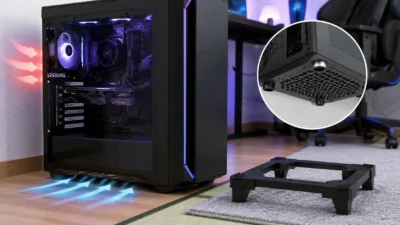 ゲーミングPCは床置きしても大丈夫？直置き・カーペット・畳での底面吸気口をふさがない置き方とPCスタンドの選び方【2026年版】