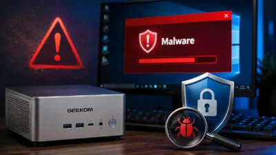 GEEKOM公式ドライバーのマルウェア検出報告を再確認｜A7・A8など対象、実行した場合の確認手順
