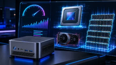 GMKtec EVO-X5がGeekbenchに登場｜Ryzen AI Max+ PRO 495・Radeon 8065S・128GB搭載