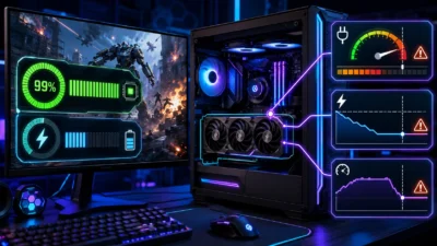 グラボ使用率が99％なのに消費電力が低い原因｜HWiNFOで見るPower Limit・電圧制限・クロックの見方【2026年版】