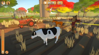 『Hide and Moo!』は8月25日発売｜自分の鳴き声を録音して家畜に紛れ隠れる声真似パーティー、マイク必須で2〜8人対戦