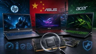 HP・ASUS・Acerが中国CXMT製メモリを限定採用か｜ゲーミングノートの性能・品質・保証への影響を検証【2026年8月】
