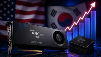 Intel Arc Pro B70も値上がり｜米国30％・韓国48％上昇、32GB VRAM高騰がIntelにも波及【2026年8月】
