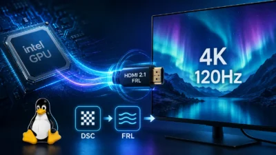 Intel GPUでLinuxの4K・120Hz対応が前進｜HDMI 2.1 FRL・DSCの現状を解説