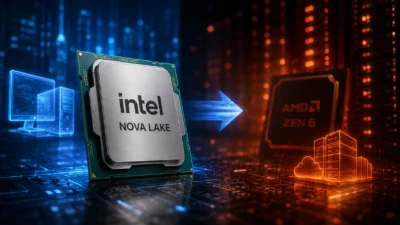 Intel Nova Lakeの新コアはデスクトップ先行投入へ｜AMDのサーバー優先「Zen 6」に対抗しHallock副社長が明言