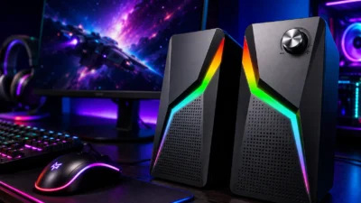 kstime RGBゲーミングスピーカーは買いか｜3,567円の低価格帯で4W出力とRGB照明の実力を検証【2026年版】