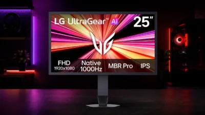 LGの1000Hzモニター「25G590B」が999.99ドルで米国予約開始｜1100Hz化にはRTX 50系などが必要