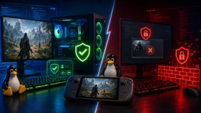 Linuxでアンチチートゲームは遊べる？EAC・BattlEye・Vanguardの対応状況とSteamOS選びの分かれ目【2026年8月】
