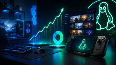 LinuxゲーマーがSteamで4％を突破｜SteamOS普及でWindows離れは本当に進んでいるか【2026年7月】