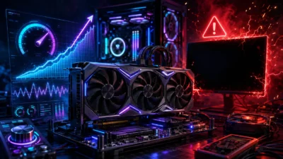 melonVoltとは何か？RTX 5090のXBARクロックが最大142MHz向上｜MSVDD調整の仕組みと黒画面リスク