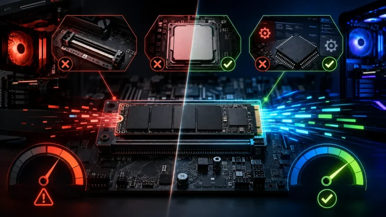 NVMe SSDがGen3で動く原因