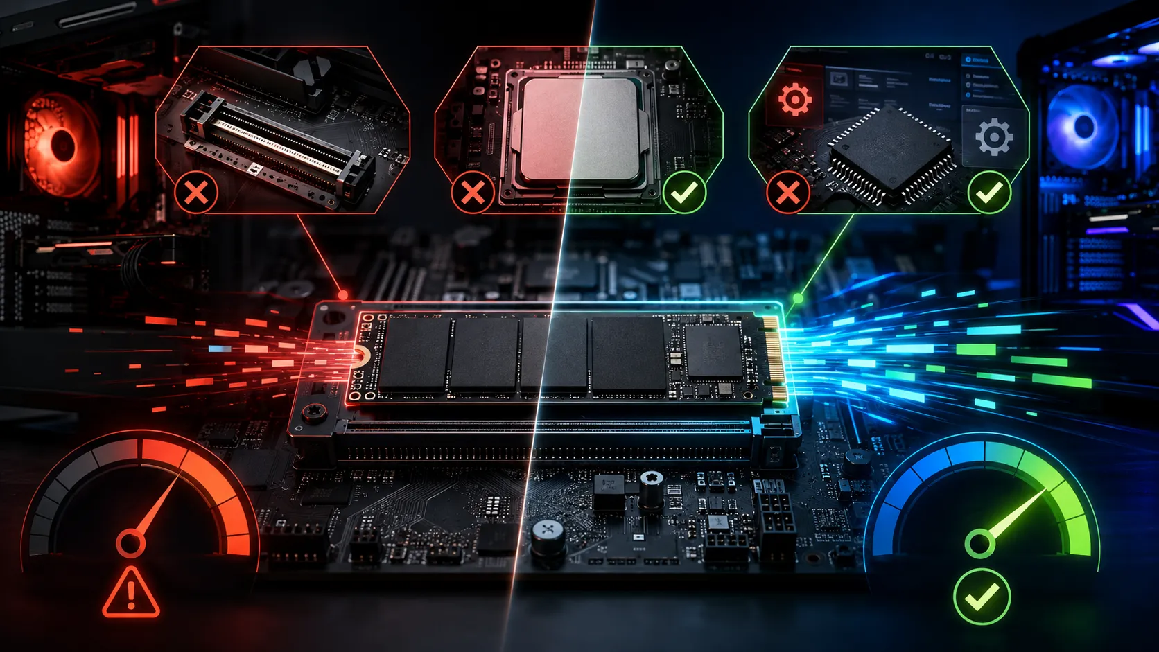 NVMe SSDがGen3動作になる原因