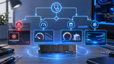 NVMe SSDのトラブルを症状から探す診断チャート｜認識しない・速度低下・寿命・フリーズまで原因記事19選【2026年版】