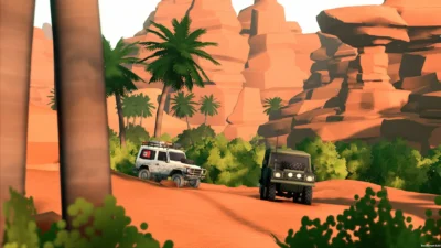 『over the hill』10月14日発売｜Steamウィッシュリスト100万超、最大4人で遊べるオフロード探索ゲーム