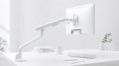 Pixio PSW3S発売｜六角レンチ不要で高さ調整できる円柱型スリムモニターアーム、限定ゴールド含む4色・14,980円