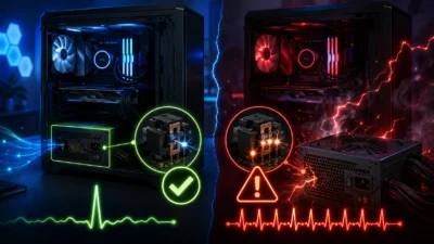 PCの電源を入れるとカチッと音がするのは故障？電源ユニットの正常なリレー音と危険な連続音の見分け方を解説【2026年版】