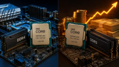 Raptor Lakeは今買うべき？DDR5高騰でLGA1700・DDR4を再評価｜第13・14世代Coreの総額比較
