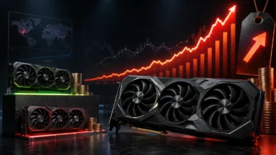 RTX 50は1年でどれだけ値上がりした？RTX 5090は83％上昇、RTX 5070はRX 9070 XTより高くなった