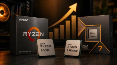 Ryzen 5 5500が9800X3Dを抜き米Amazon首位に一時浮上｜2026年にAM4格安CPUが売れる理由を解説