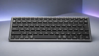 サンワサプライ「400-SKB087」発売、価格6,480円｜3台切替・凹型キー・約600日バッテリー表記の薄型キーボード