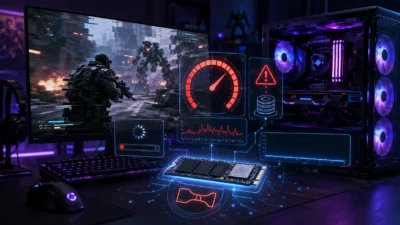 ゲーム中にSSDのアクティブ時間が100％になる原因｜0MB/sなのにPCが重い理由と切り分け方・対処法【2026年版】