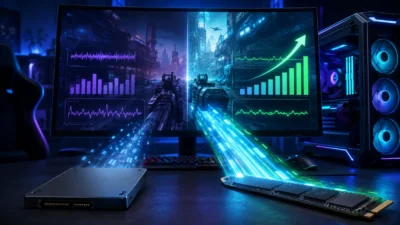 SSDでゲームのFPSは変わる？SATA・NVMeを11タイトルで比較、1％ Lowが最大51％改善【2026年8月版】