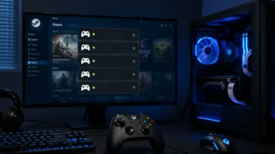 Steamでコントローラーの接続通知が何度も出る原因｜Controller Connected通知を消す設定と見分け方【2026年版】