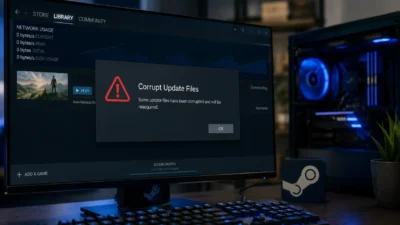 Steamで「Corrupt Update Files」と出る原因｜アップデートファイルが破損する時の対処法【2026年版】