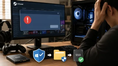 Steamで「ディスク書き込みエラー」が出る原因と対処法｜権限・Defender・SSDを順に確認【2026年版】