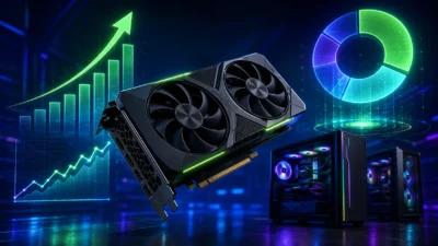 RTX 5060がSteamで急増｜利用率3.03％に上昇、2026年8月最新のGPUシェアとゲーミングPC売れ筋を分析