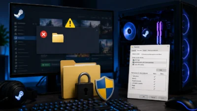 Steamで「ファイル権限がありません」と出る原因｜NTFSアクセス許可・所有者SID・管理者権限・ライブラリ修復を確認【2026年版】