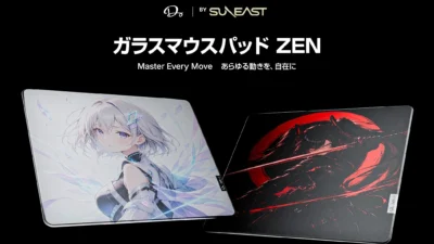 SUNEAST「ZEN」シリーズ発売｜9,980円のガラスマウスパッドがRazer Atlasより約5,500円安い理由