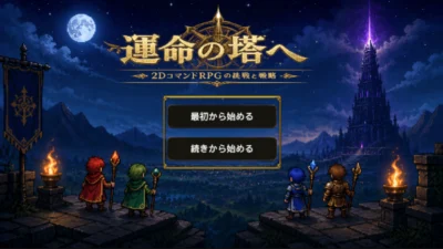 『運命の塔へ』がGoogle Playで配信開始｜広告・ガチャなし買い切り1,000円、属性フィールドを操るローグライクRPG